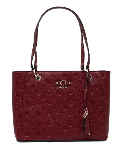 Guess Usa Gerty 4g Tote Bag In Red
