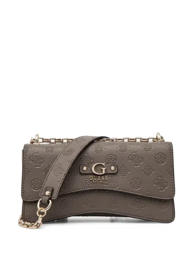 Guess Usa Gerty Cross Body Bag In Brown