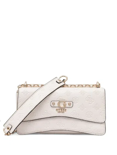 Guess Usa Gerty Cross Body Bag In White