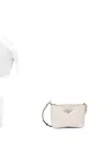 Guess Usa Gerty Logo-plaque Crossbody Bag In White