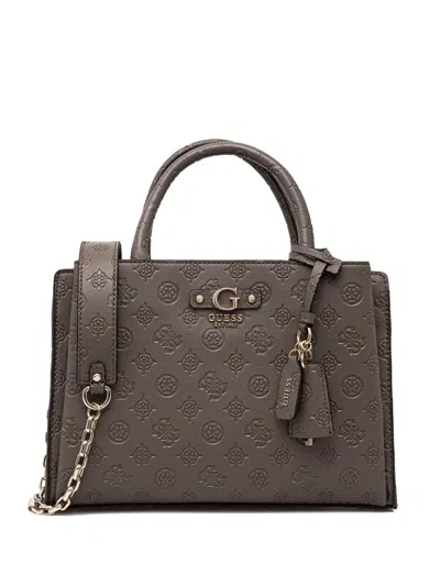 Guess Usa Gerty Tote Bag In Brown