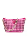 Guess Usa Gilded Glamor Shoulder Bag In Pink