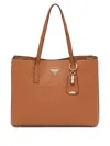 Guess Usa Girlfriend Tote Bag In Brown