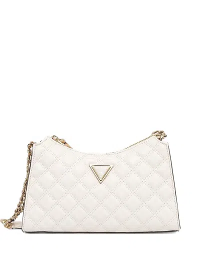 Guess Usa Giully Crossbody Bag In White