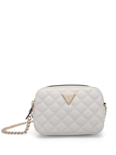 Guess Usa Giully Crossbody Bag In White