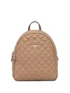 Guess Usa Giully Flap Backpack In Brown