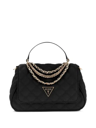 Guess Usa Giully Quilted Tote Bag In Blue