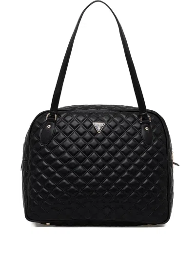 Guess Usa Giully Tote Bag In Black