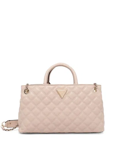 Guess Usa Giully Tote Bag In Pink