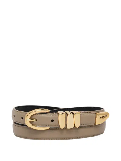 Guess Usa Gold-tone Hardware Belt In Pink