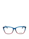 Guess Usa Gradient-effect Rectangle-frame Glasses In Multi