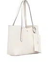 Guess Usa Grain-detail Tote Bag In Neutral