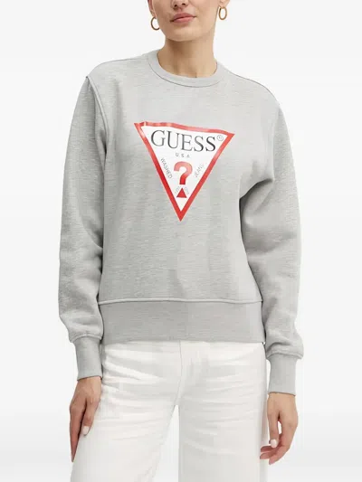 Guess Usa Graphic Print Sweatshirt In Gray