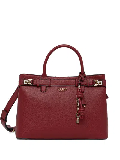 Guess Usa Gregoria Tote Bag In Red