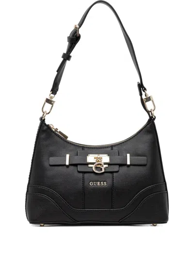Guess Usa Greyson Shoulder Bag In Black