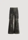 Guess Usa Gusa Fight Pant In Gray