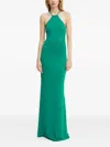 Guess Usa Halterneck Maxi Dress In Green