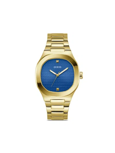 Guess Usa Headliner Quartz 42mm In Blau