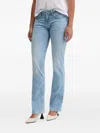 Guess Usa Hermosa Embellished-button Jeans In Blue