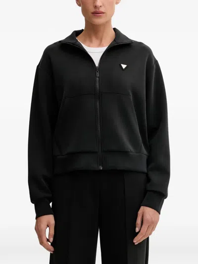 Guess Usa High-neck Sweatshirt In Black