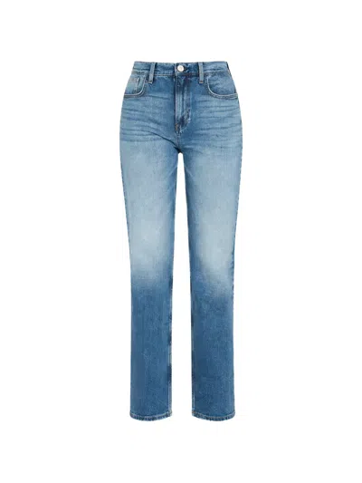 Guess Usa High-rise Jeans In Blue