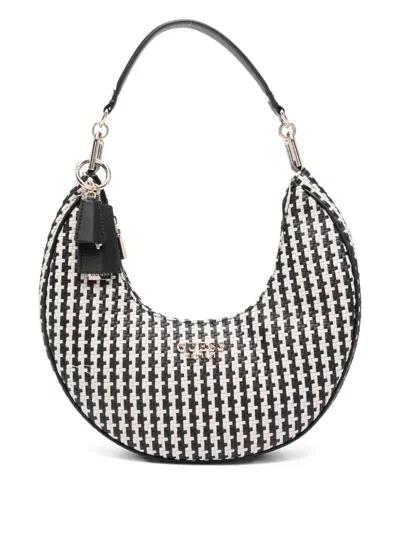 Guess Usa Hobo Mirema Shoulder Bag In Black