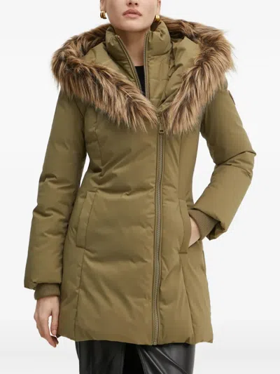 Guess Usa Hooded Jacket In Green