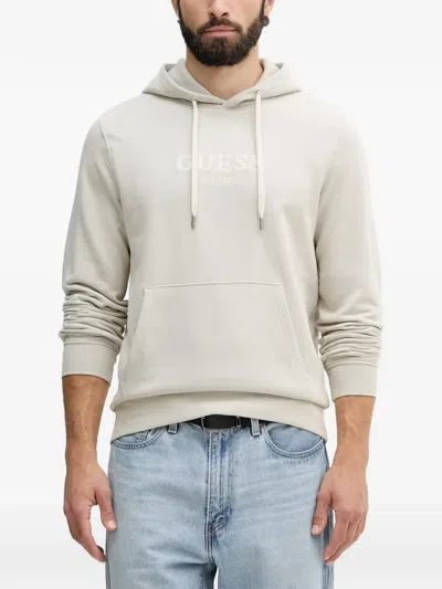 Guess Usa Hooded Sweatshirt In White