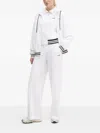 Guess Usa Hooded Zip-front Jacket In White