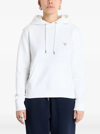 Guess Usa Iconic Hoodie In White