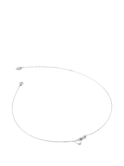 Guess Usa Iconique Necklace In Metallic