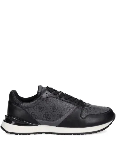 Guess Usa Island Monogram Mesh-panel Sneakers