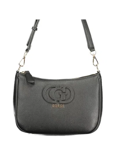 Guess Usa Isola Logo-plaque Pebbled-effect Tote Bag In Gray