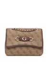 Guess Usa Izzy Cross Body Bag In Brown