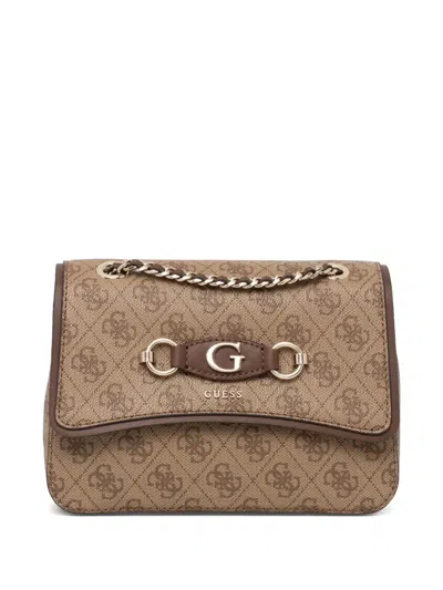 Guess Usa Izzy Cross Body Bag In Brown
