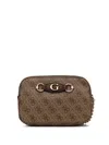 Guess Usa Izzy Cross Body Bag In Brown