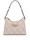 Guess Usa Izzy Shoulder Bag In Neutrals