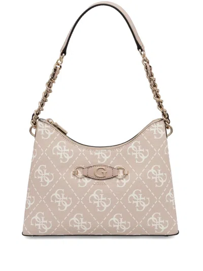 Guess Usa Izzy Shoulder Bag In Neutrals