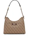 Guess Usa Izzy Shoulder Bag In Neutrals
