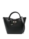 Guess Usa Jane Logo-charm Tote Bag In Black