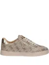 Guess Usa Jazlie Monogram-embellished Sneakers
