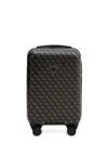 Guess Usa Jesco Monogram Suitcase In Black
