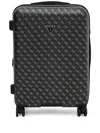 Guess Usa Jesco Spinner Suitcase In Black
