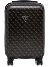 Guess Usa Jesco Trolley Suitcase In 褐色