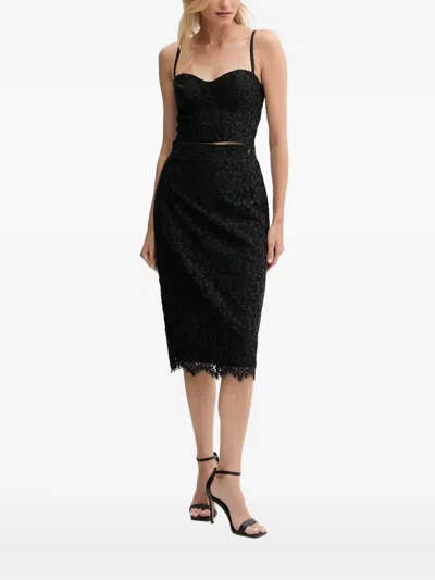 Guess Usa Josiane Corset Top In Black