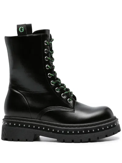 Guess Usa Joya Ankle Boots In Black