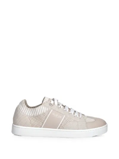 Guess Usa Jrixie Stripe Panel Sneakers In Neutral