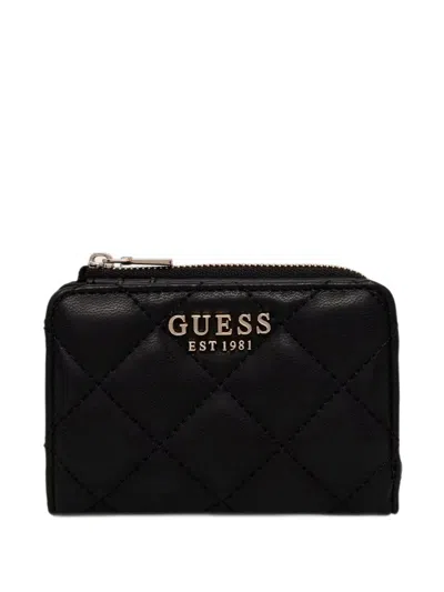Guess Usa Juliet Card Case In Black