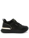 Guess Usa Kaddy2 Hardware-detail Sneakers In Black