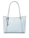 Guess Usa Key-charm Tote Bag In Blue